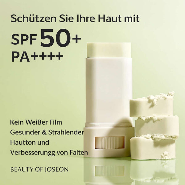 Beauty of Joseon Matte Sun Stick Mugwort Camelia SPF 50+ K Beauty Hautpflege für strahlende Haut