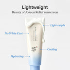 Beauty of Joseon Relief Sun Aqua-Fresh Rice + B5 (SPF50+ PA++++) K Beauty Hautpflege für strahlende Haut