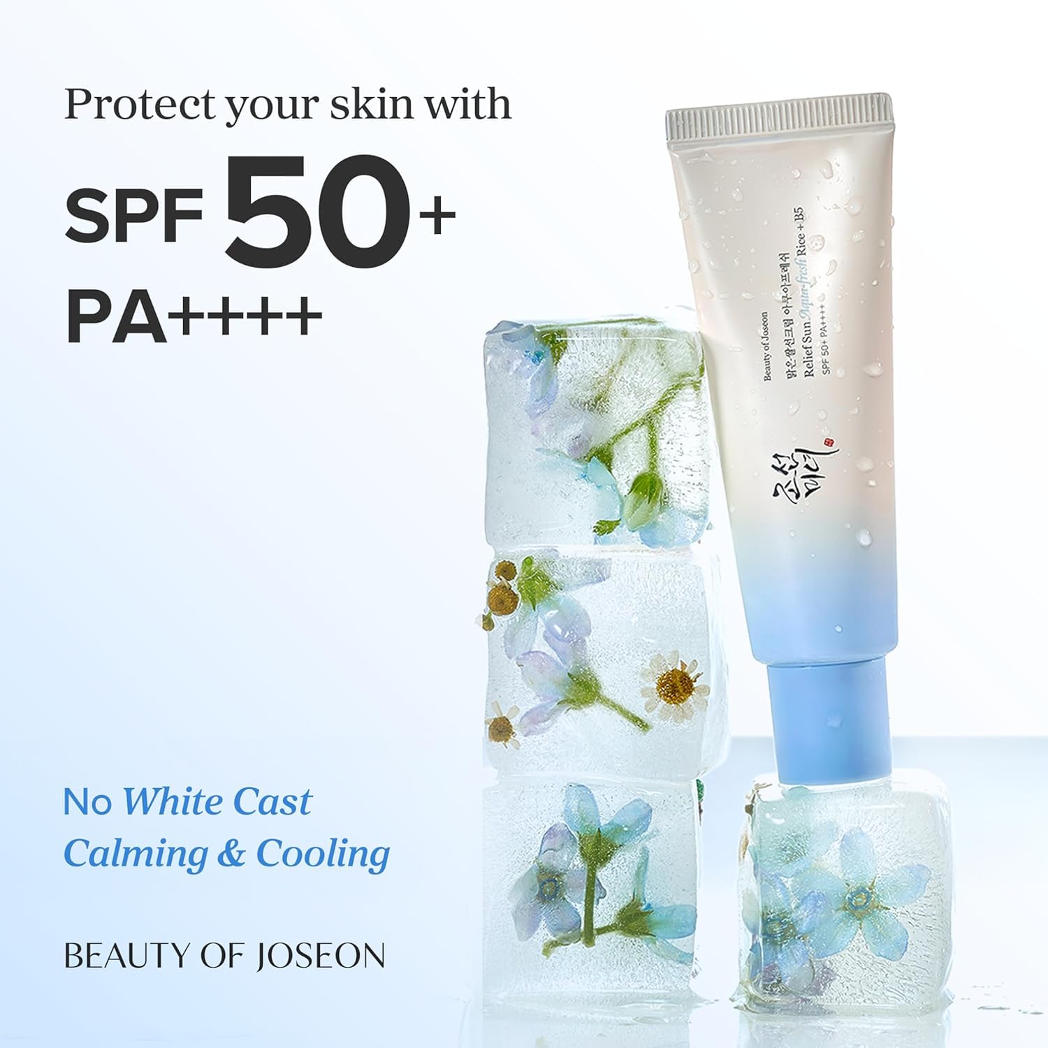 Beauty of Joseon Relief Sun Aqua-Fresh Rice + B5 (SPF50+ PA++++) K Beauty Hautpflege für strahlende Haut