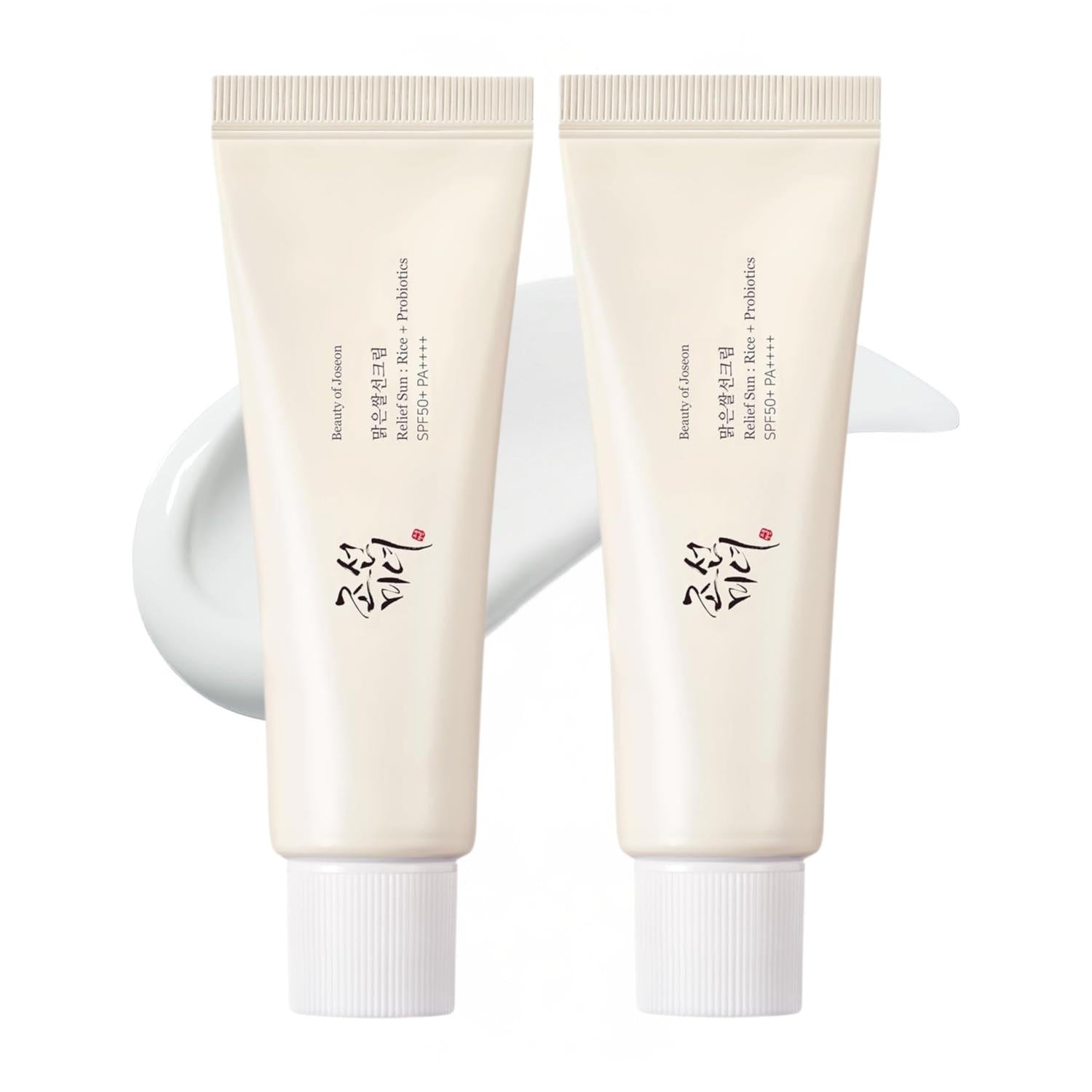 Beauty of Joseon Relief Sun Rice + Probiotics SPF 50+ Doppelpack – 2× 50 ml K Beauty Hautpflege für strahlende Haut