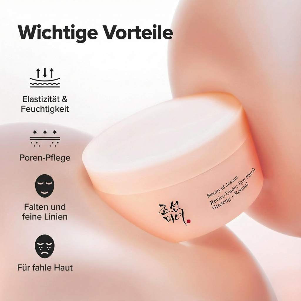 Beauty of Joseon Revive Under Eye Patch Ginseng + Retinal 60 Patches K Beauty Hautpflege für strahlende Haut