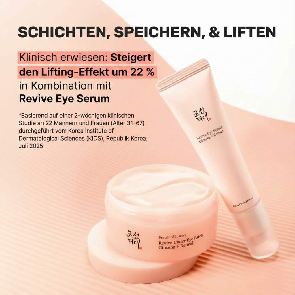 Beauty of Joseon Revive Under Eye Patch Ginseng + Retinal 60 Patches K Beauty Hautpflege für strahlende Haut