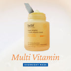 Belif Super Knights Multi Vitamin Sleeping Mask 75 ml K Beauty Hautpflege für strahlende Haut