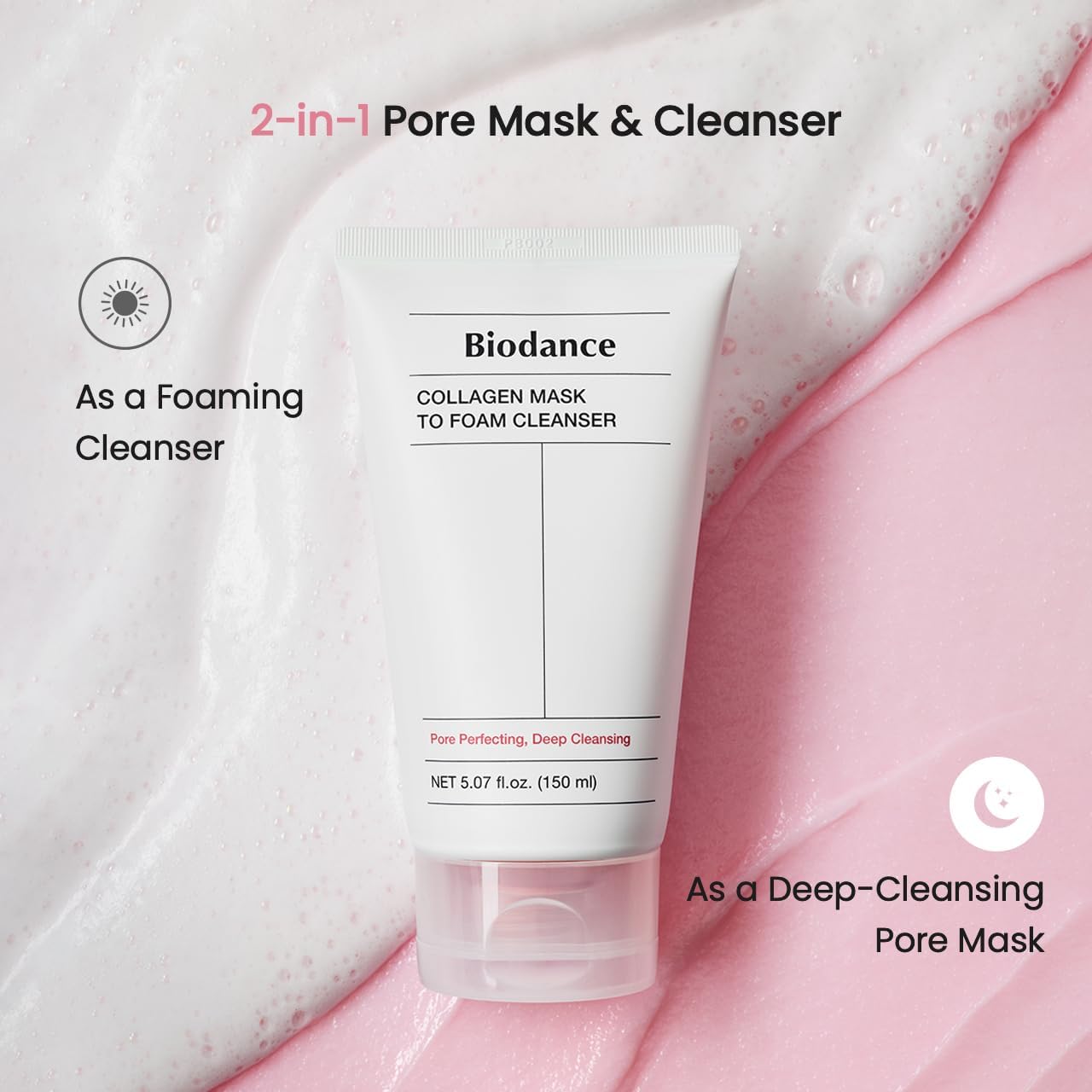Biodance Collagen Mask To Foam Cleanser 150ml K Beauty Hautpflege für strahlende Haut