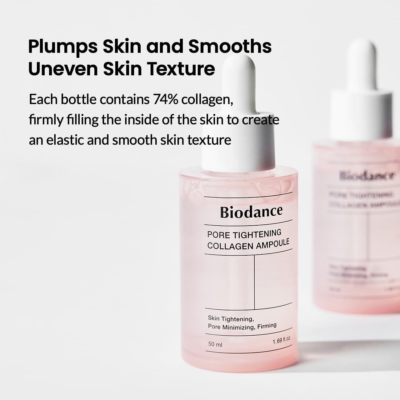 Biodance Pore Tightening Collagen Ampoule 50ml K Beauty Hautpflege für strahlende Haut