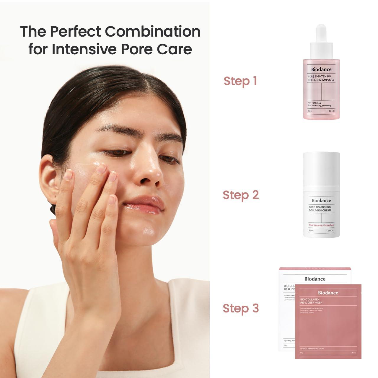 Biodance Pore Tightening Collagen Cream 50ml K Beauty Hautpflege für strahlende Haut