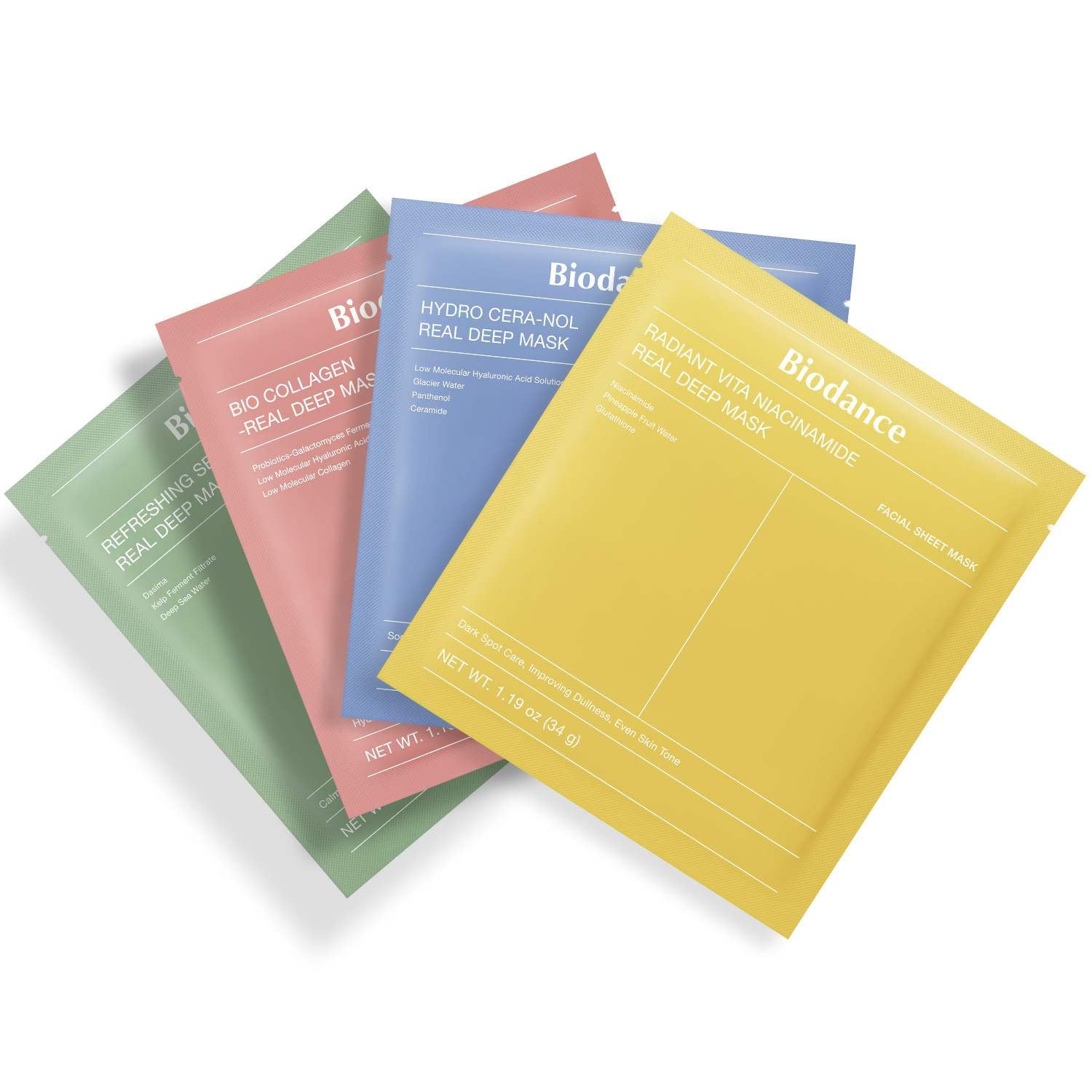 Biodance Real Deep Mask Collection K Beauty Hautpflege für strahlende Haut