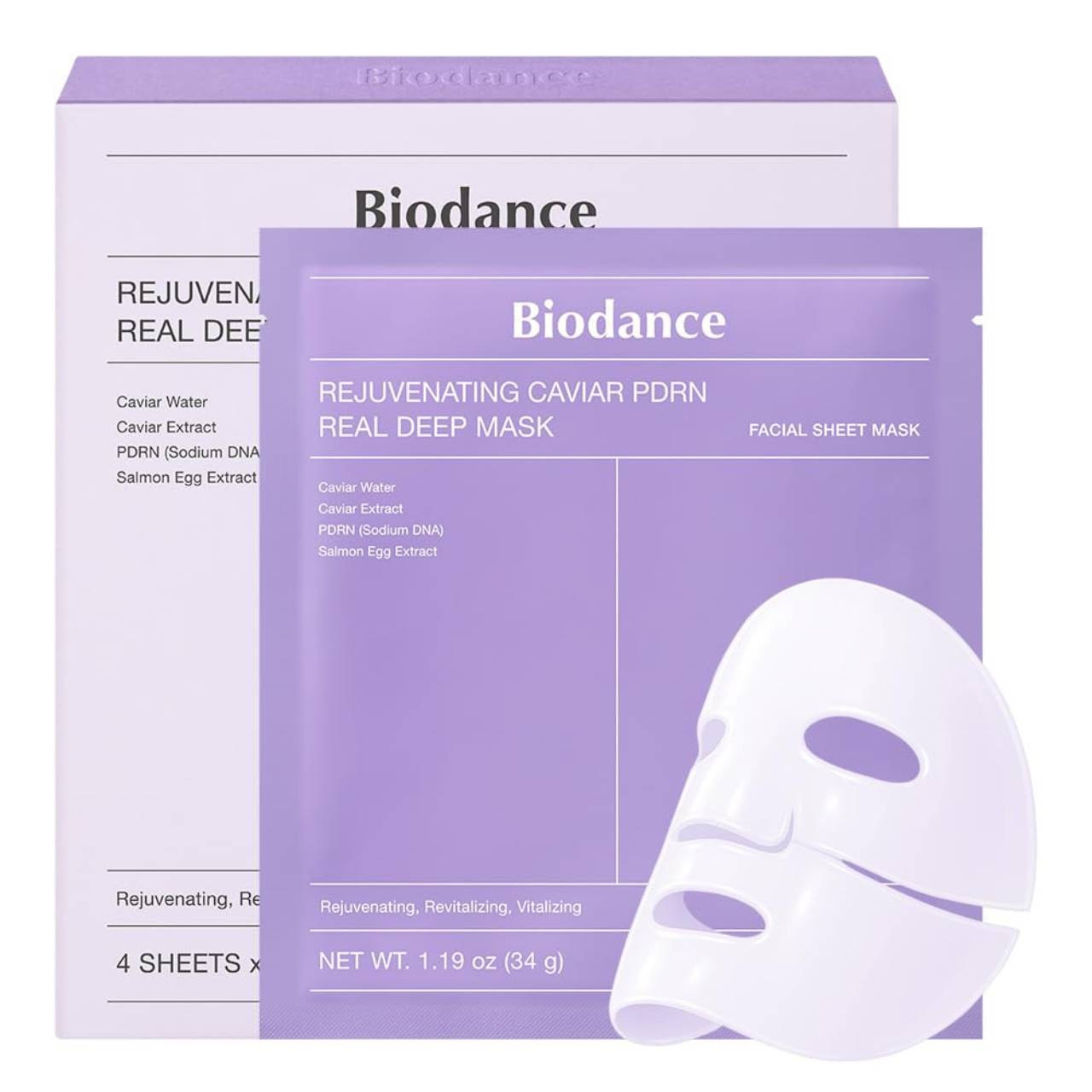 Biodance Rejuvenating Caviar PDRN Real Deep Mask K Beauty Hautpflege für strahlende Haut