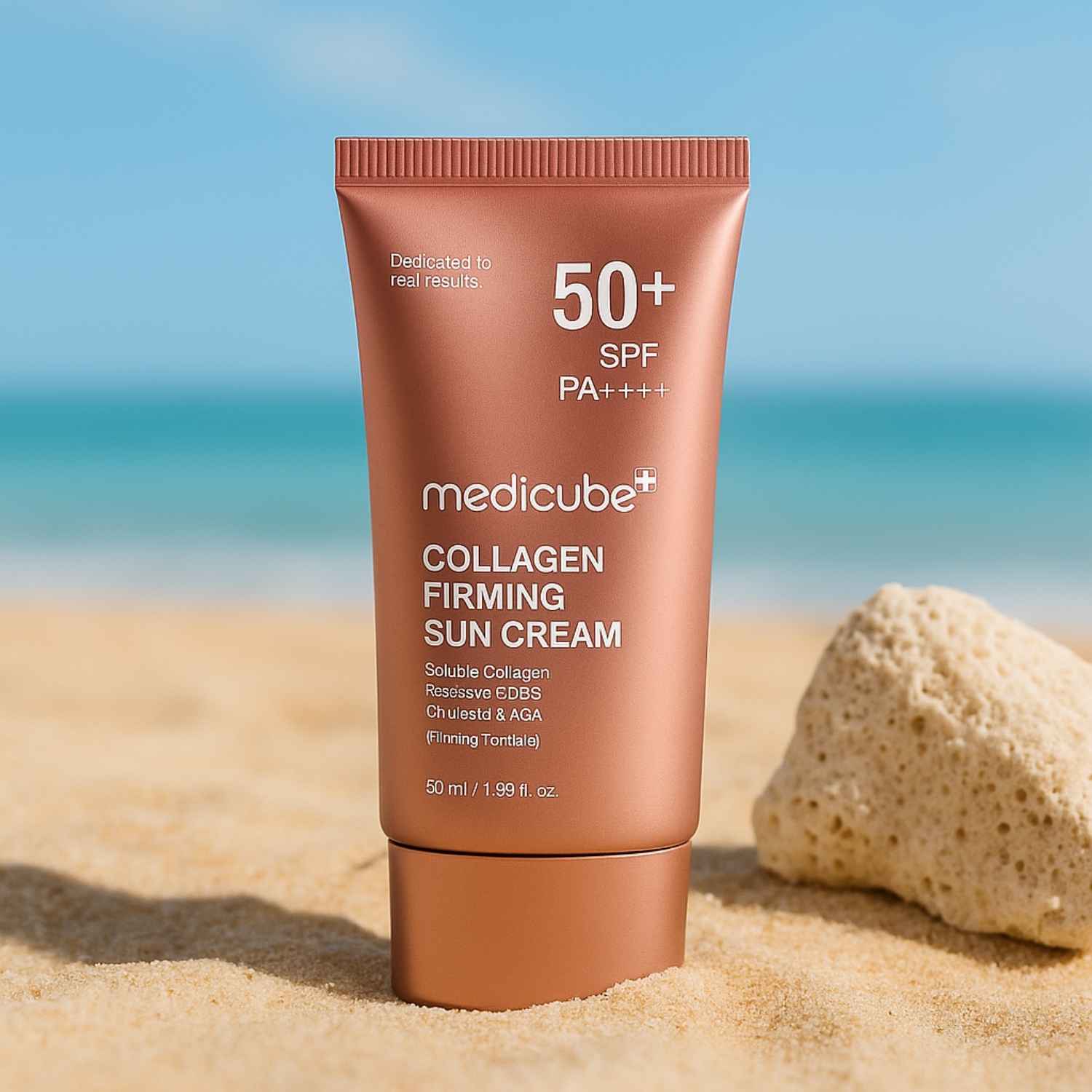 Medicube Collagen Firming Sun Cream SPF50+ - 50ml K Beauty Hautpflege für strahlende Haut