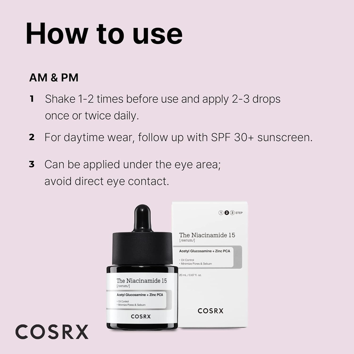 COSRX The Niacinamide 15 Serum - 20ml K Beauty Hautpflege für strahlende Haut