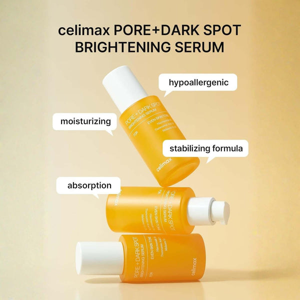 Celimax Pore+Dark Spot Brightening Serum 30ml K Beauty Hautpflege für strahlende Haut