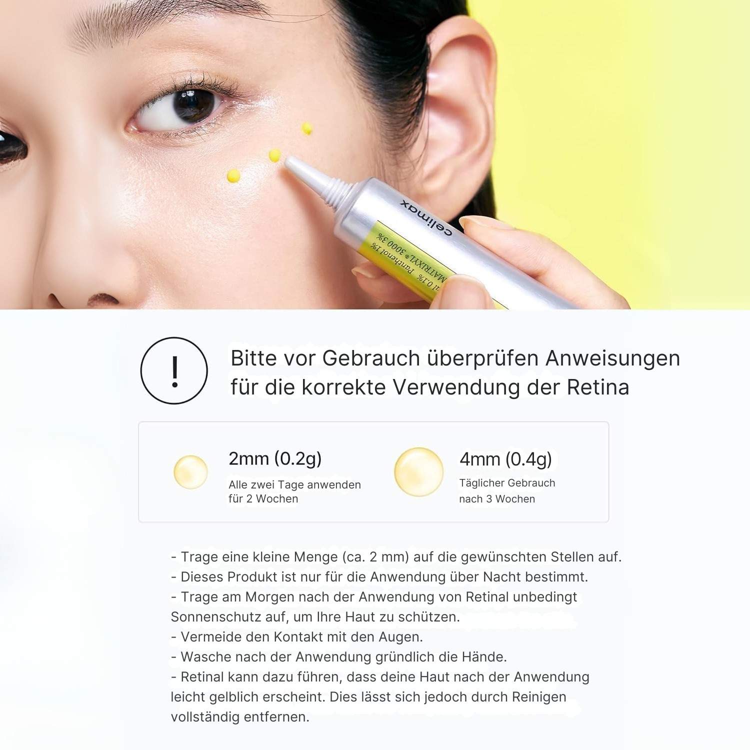 Celimax The Vita-A Retinal Shot Tightening Booster 15ml K Beauty Hautpflege für strahlende Haut