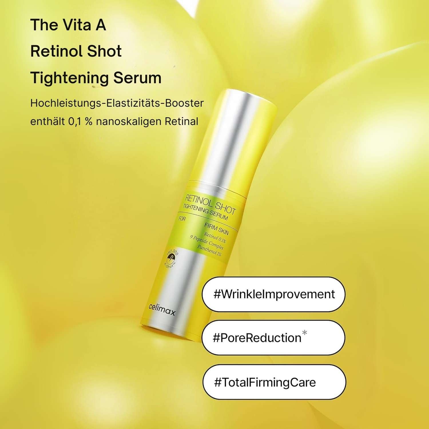 Celimax the Vita-A Retinol Shot Tightening Serum 30 ml K Beauty Hautpflege für strahlende Haut