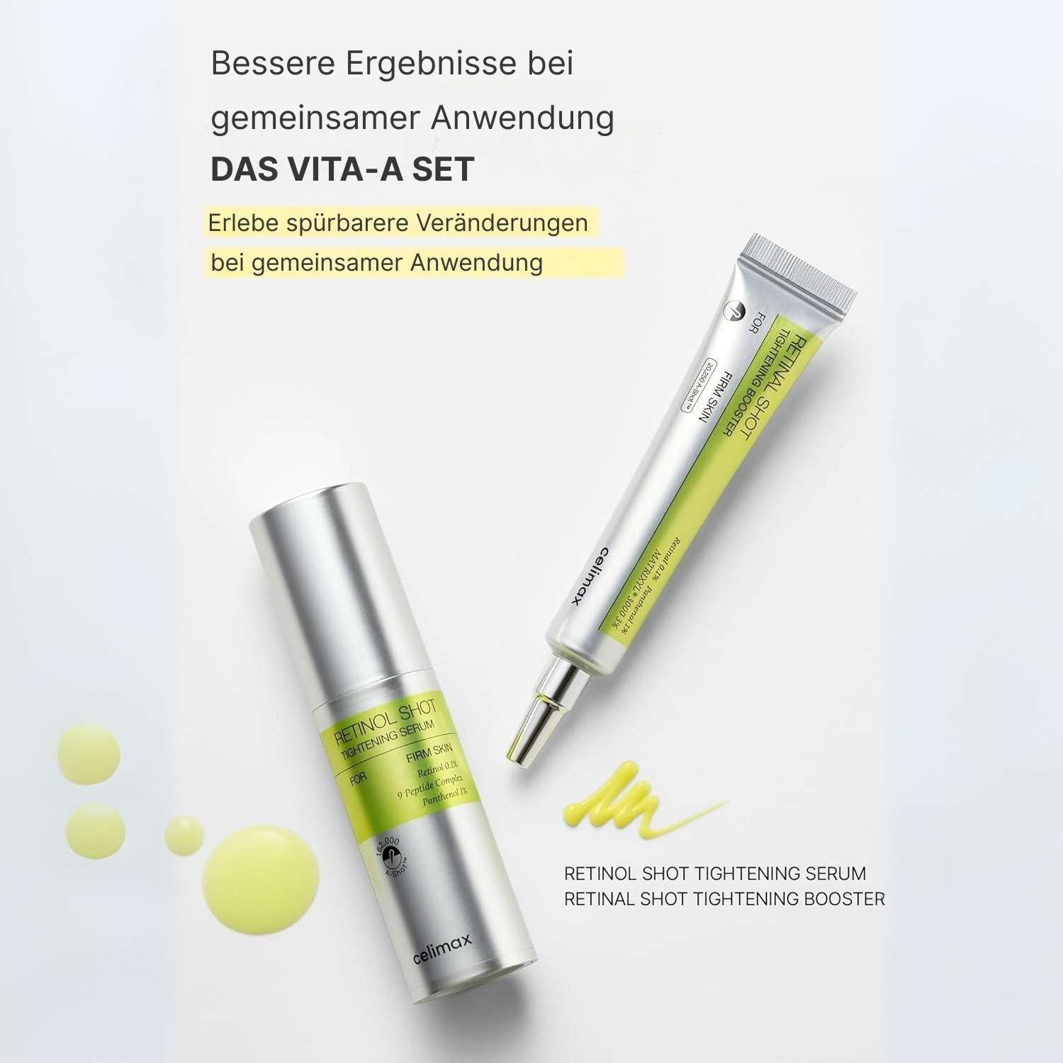 Celimax the Vita-A Retinol Shot Tightening Serum 30 ml K Beauty Hautpflege für strahlende Haut