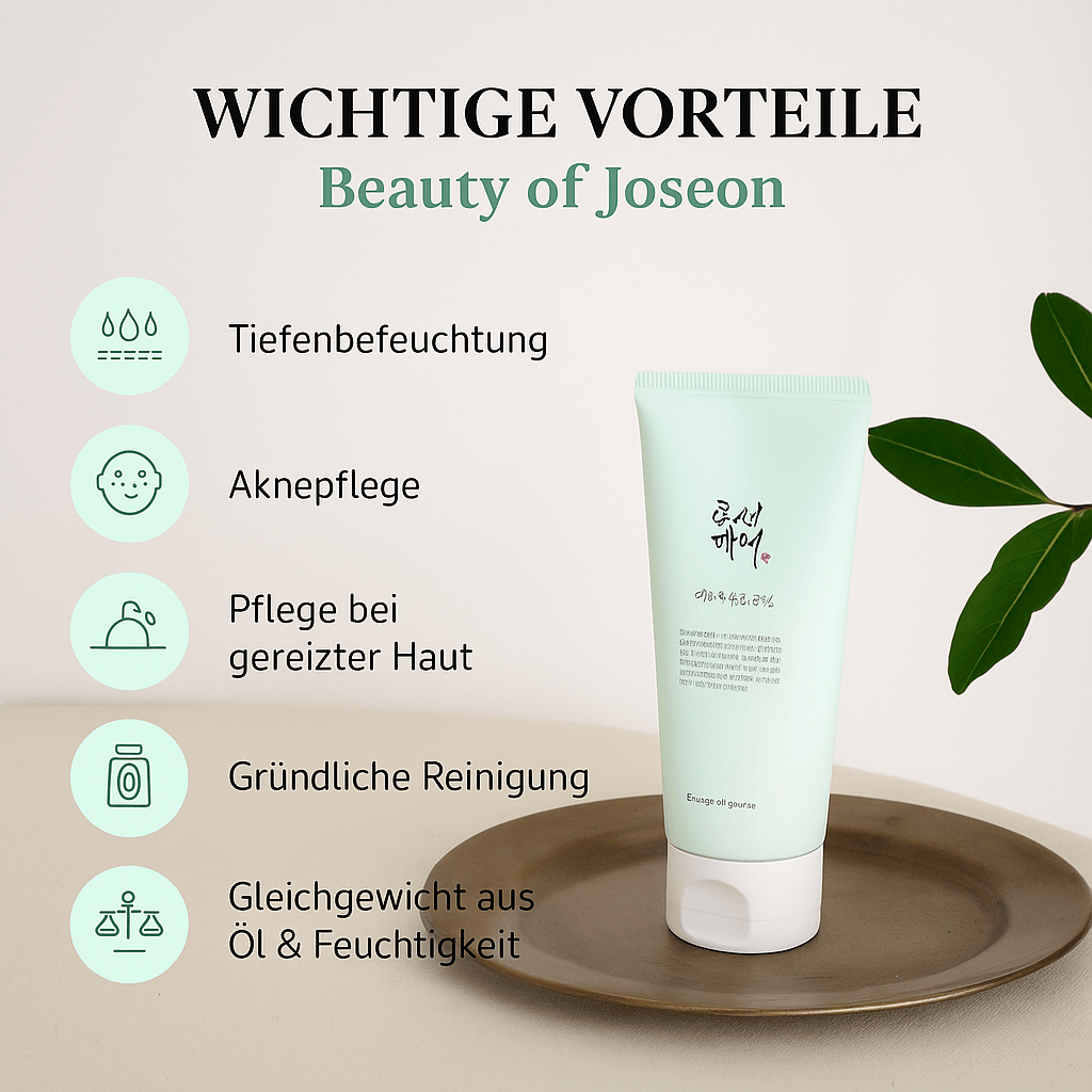 Beauty of Joseon Green Plum Refreshing Cleanser 100ml K Beauty Hautpflege für strahlende Haut