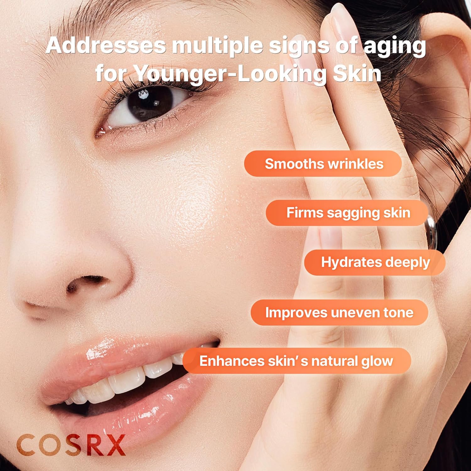 COSRX 5 PDRN Hyaluronic Acid Vital Hydrating Hydrogel Mask 3er Pack K Beauty Hautpflege für strahlende Haut
