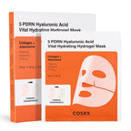 COSRX 5 PDRN Hyaluronic Acid Vital Hydrating Hydrogel Mask 3er Pack K Beauty Hautpflege für strahlende Haut