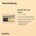 COSRX Advanced Snail 92 All in One Cream K Beauty Hautpflege für strahlende Haut