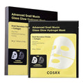 COSRX Advanced Snail Mucin Glass Glow Hydrogel Mask 3St. - Gesichtsmaske K Beauty Hautpflege für strahlende Haut