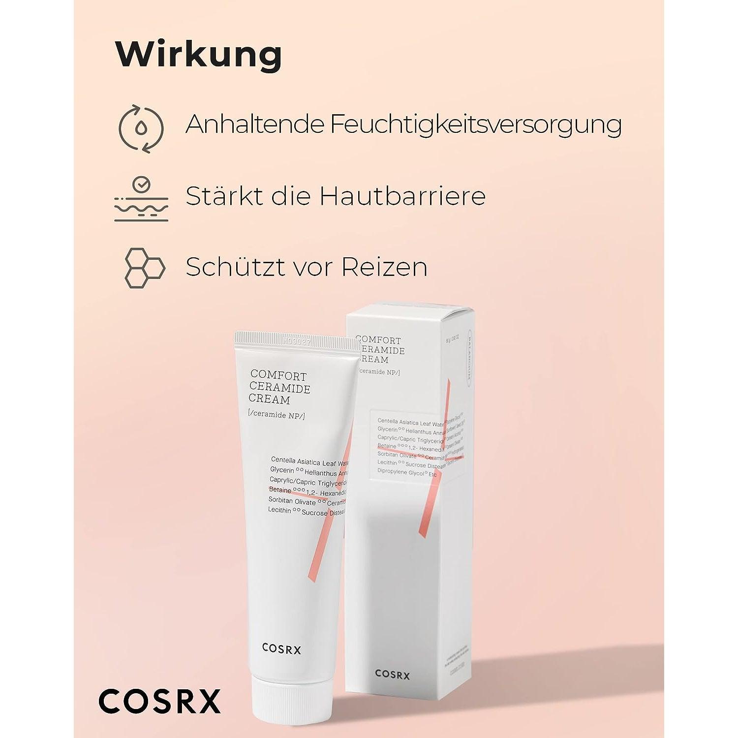 COSRX Balancium Comfort Ceramide Cream 80 g K Beauty Hautpflege für strahlende Haut