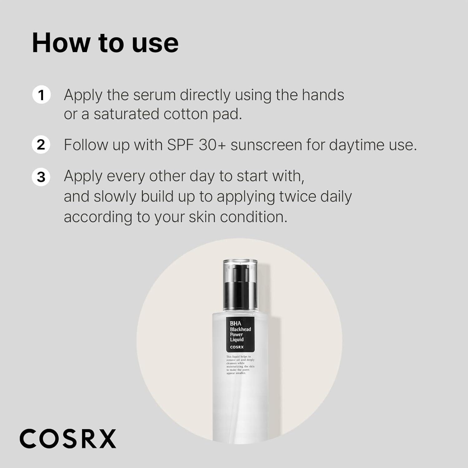 COSRX BHA Blackhead Power Liquid 100ml K Beauty Hautpflege für strahlende Haut