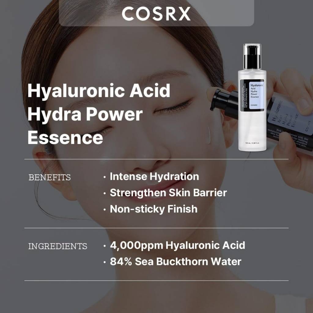 COSRX Hyaluronic Hydra Power Essence 100 ml K Beauty Hautpflege für strahlende Haut