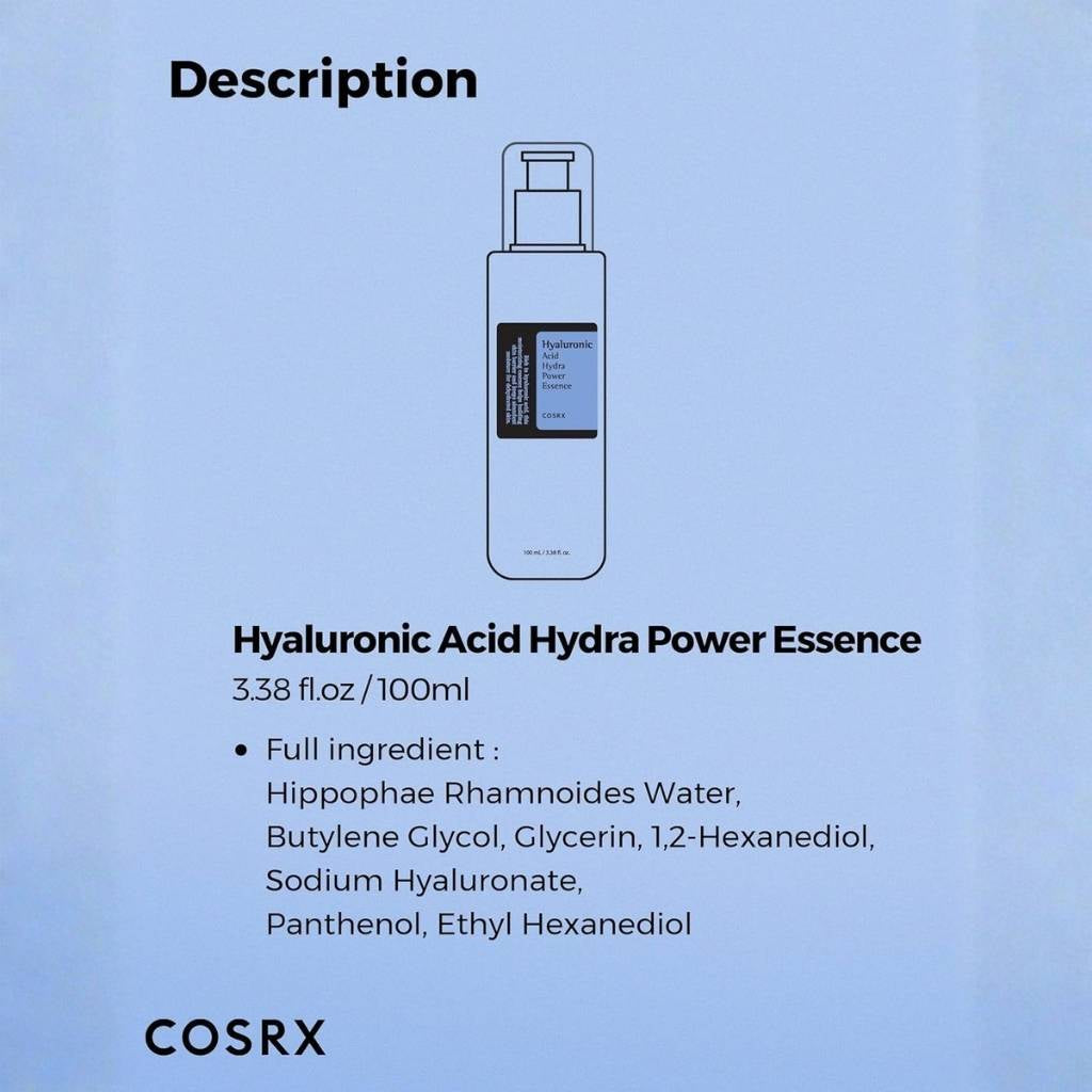 COSRX Hyaluronic Hydra Power Essence 100 ml K Beauty Hautpflege für strahlende Haut