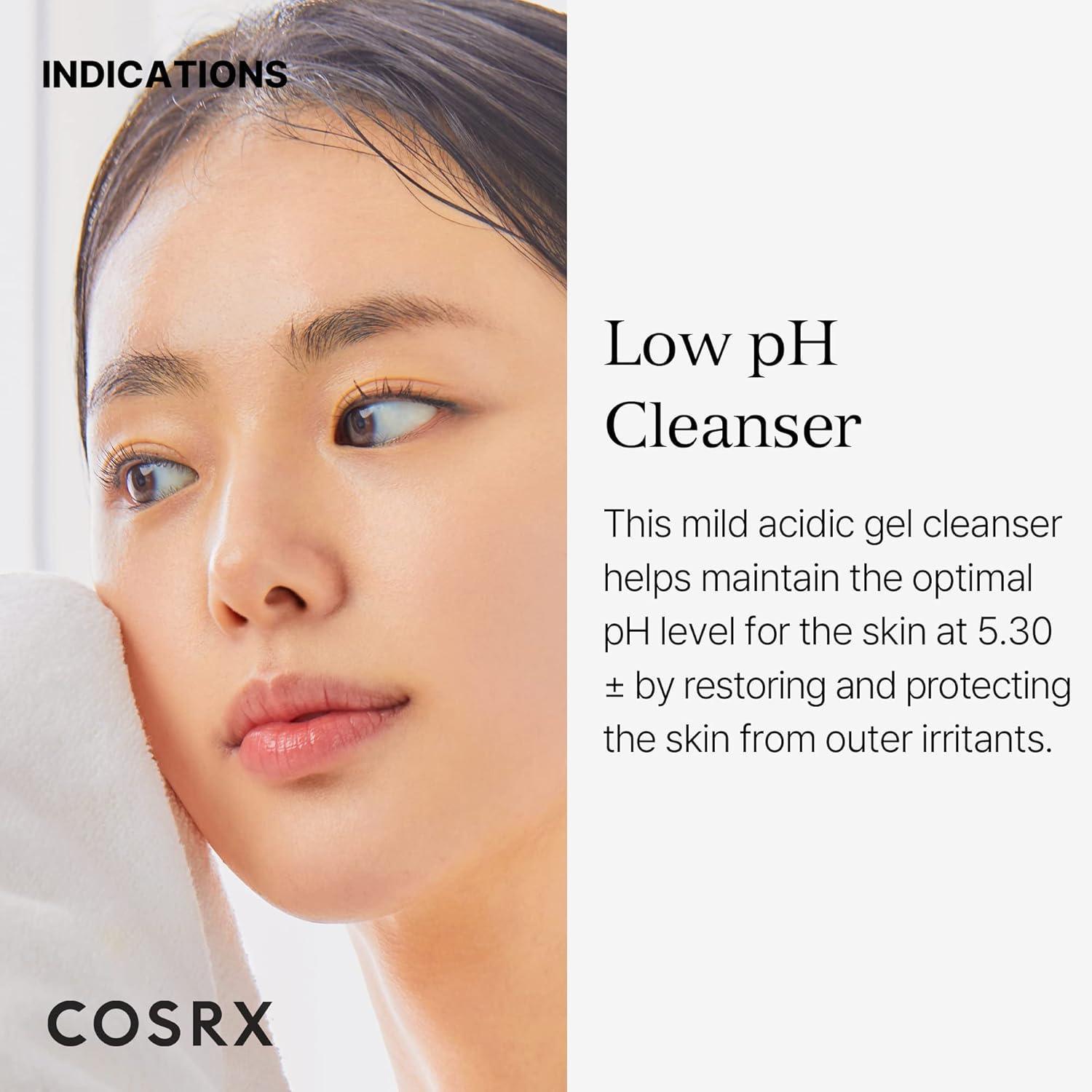 COSRX Low pH Good Morning Gel Cleanser 150 ml K Beauty Hautpflege für strahlende Haut