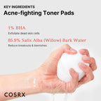 COSRX One Step Original Clear Pad - 70 Pads K Beauty Hautpflege für strahlende Haut