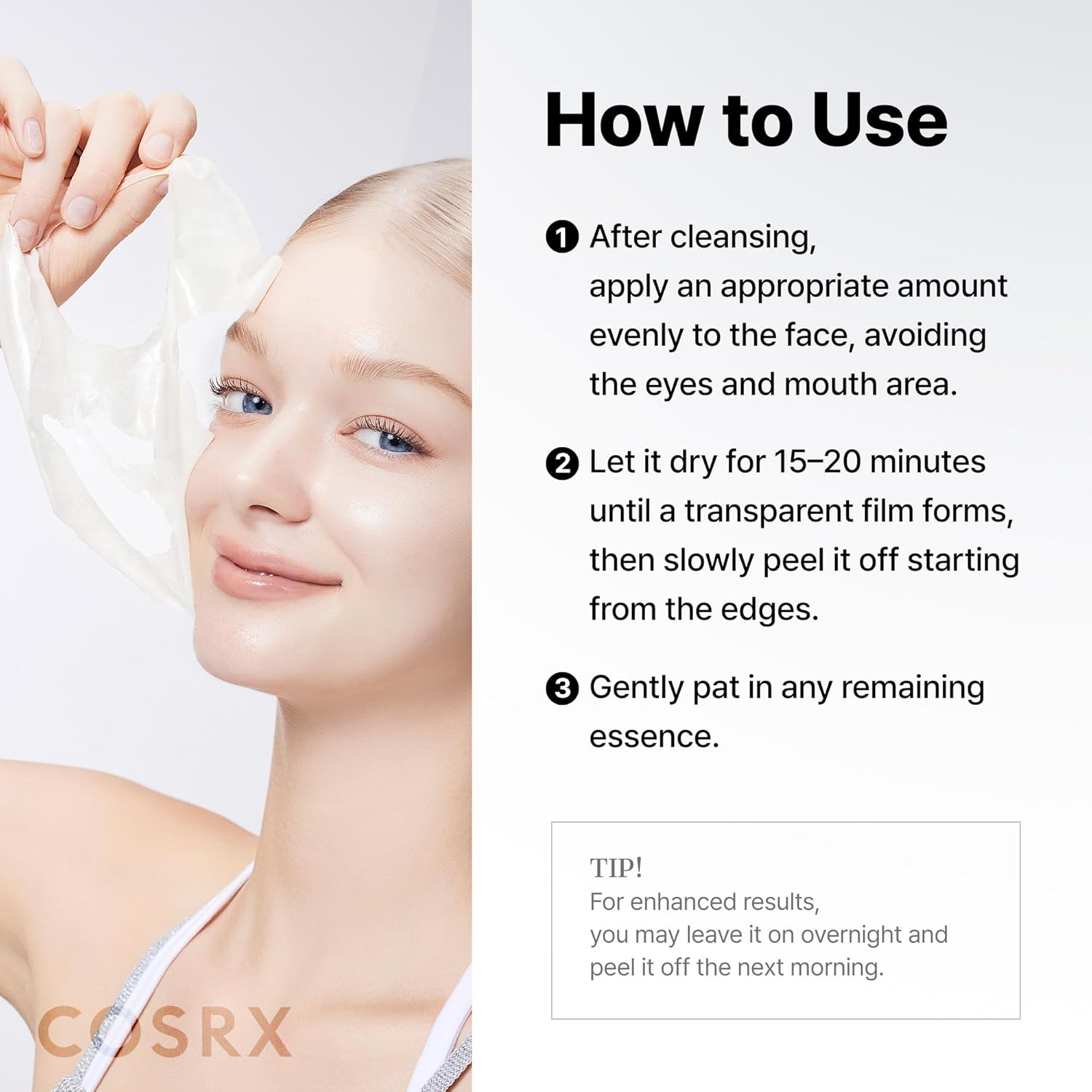 COSRX PDRN Exosome Skinplaning Glaze Mask 50ml K Beauty Hautpflege für strahlende Haut