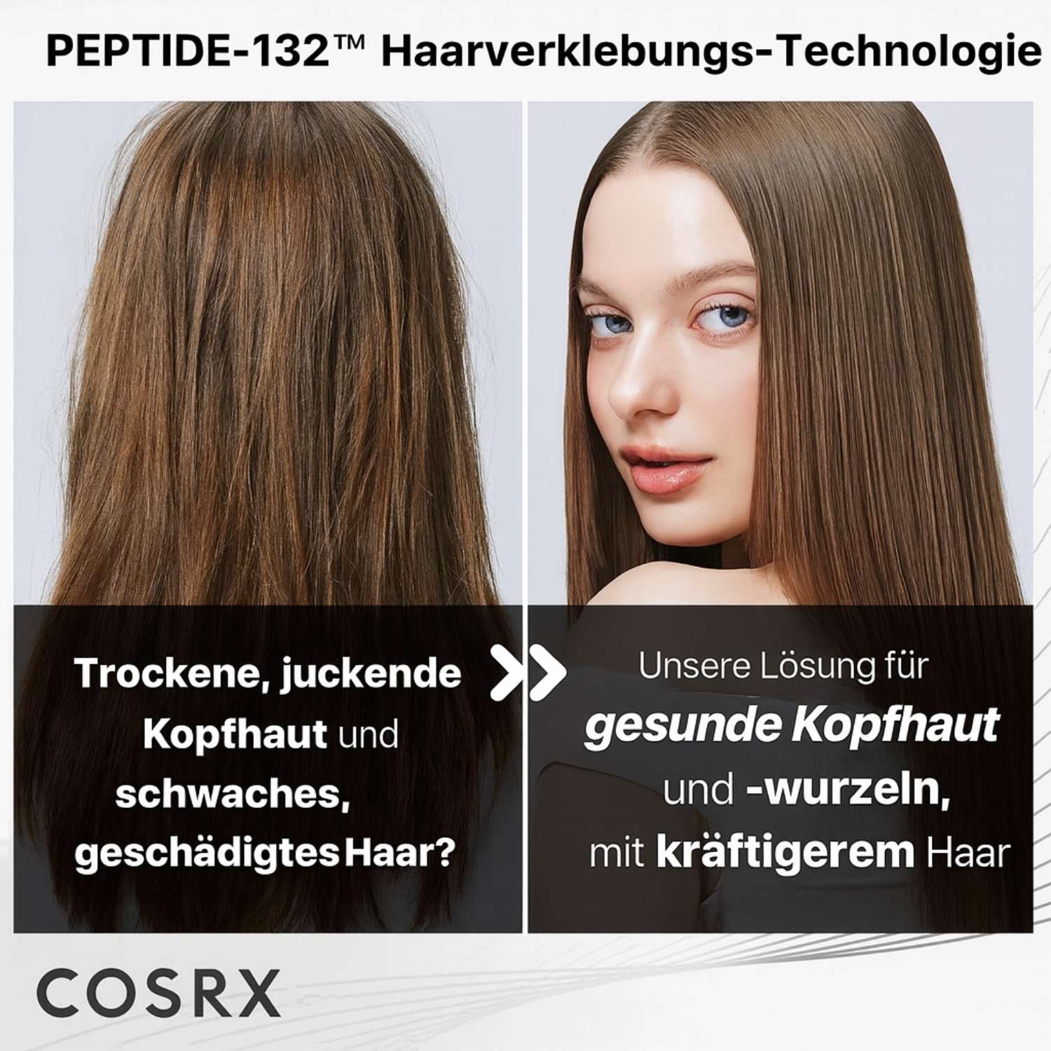 Cosrx Peptide-132 Ultra Perfect Hair Bonding Shampoo 200ml K Beauty Hautpflege für strahlende Haut