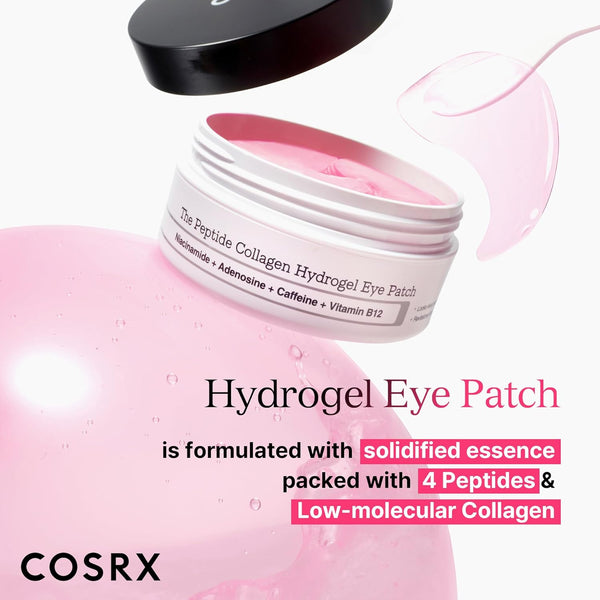 COSRX The Peptide Collagen Hydrogel Eye Patch K Beauty Hautpflege für strahlende Haut