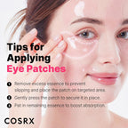 COSRX The Peptide Collagen Hydrogel Eye Patch K Beauty Hautpflege für strahlende Haut