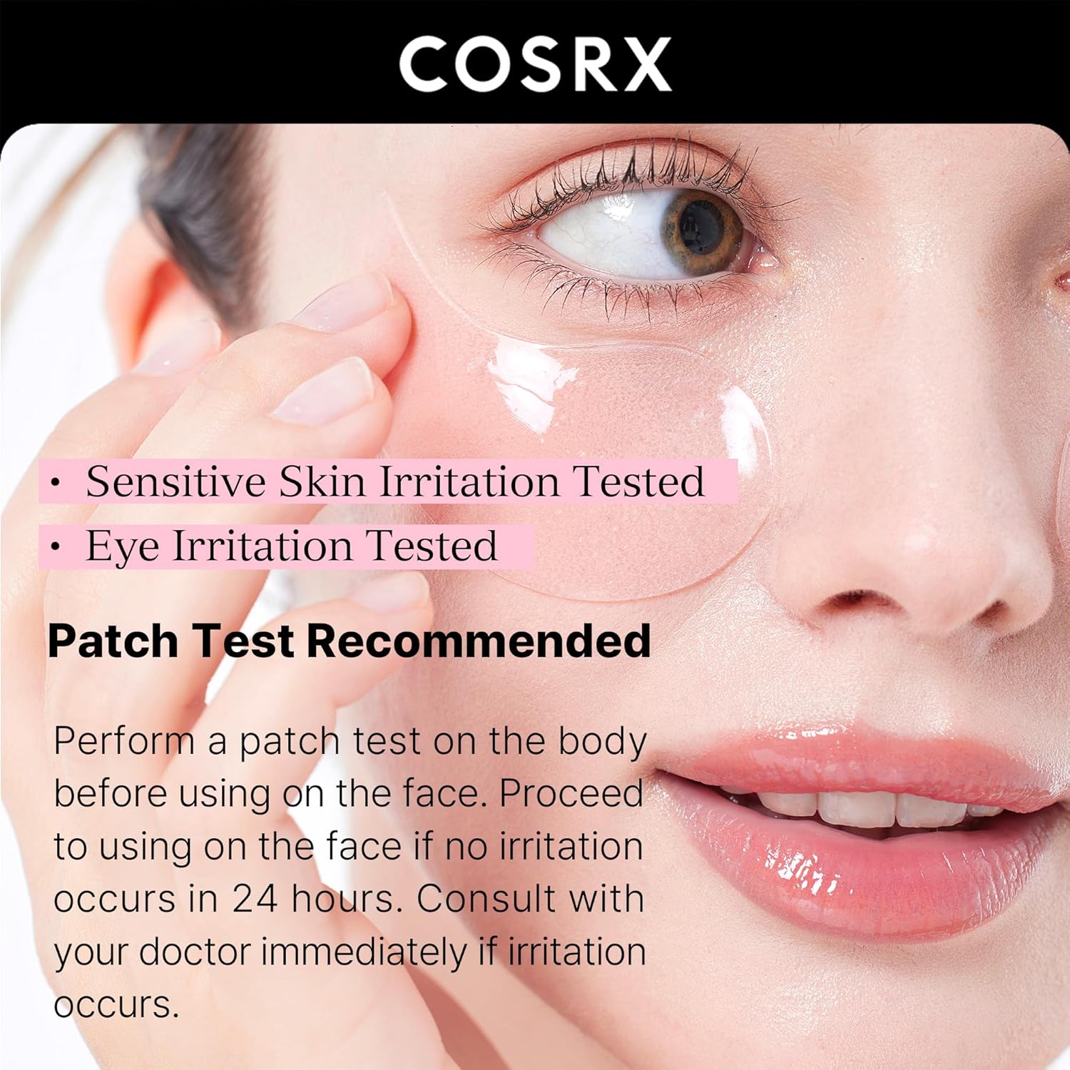 COSRX The Peptide Collagen Hydrogel Eye Patch K Beauty Hautpflege für strahlende Haut