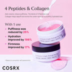 COSRX The Peptide Collagen Hydrogel Eye Patch K Beauty Hautpflege für strahlende Haut