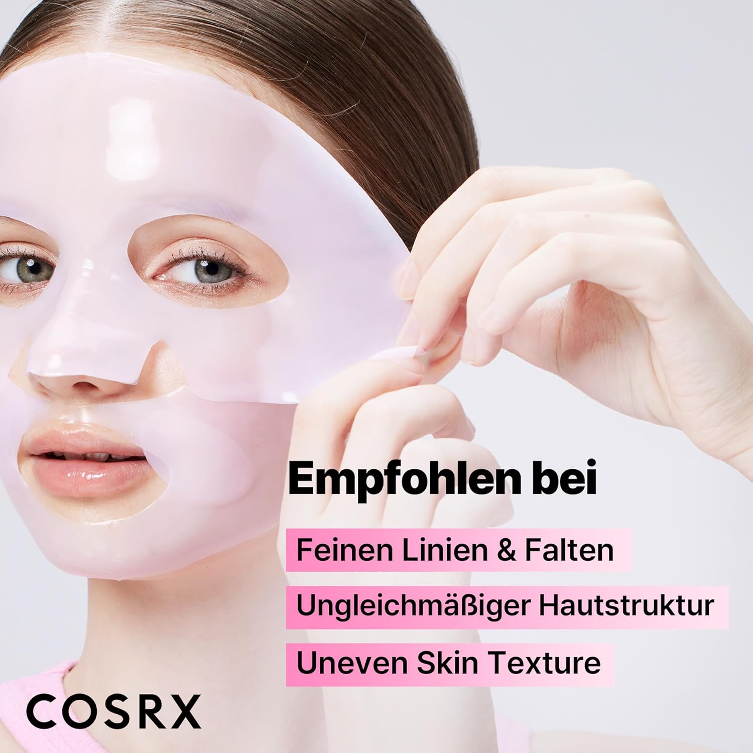 COSRX the Peptide Collagen Lifting Glow Hydrogel Mask 3 St. K Beauty Hautpflege für strahlende Haut