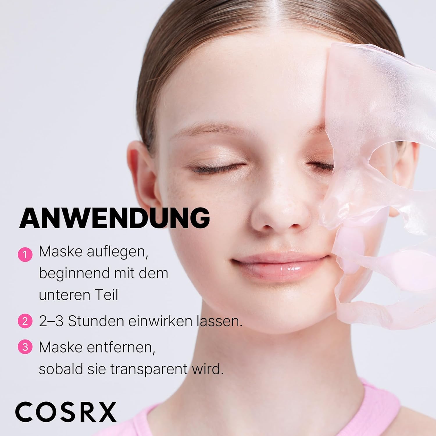 COSRX the Peptide Collagen Lifting Glow Hydrogel Mask 3 St. K Beauty Hautpflege für strahlende Haut