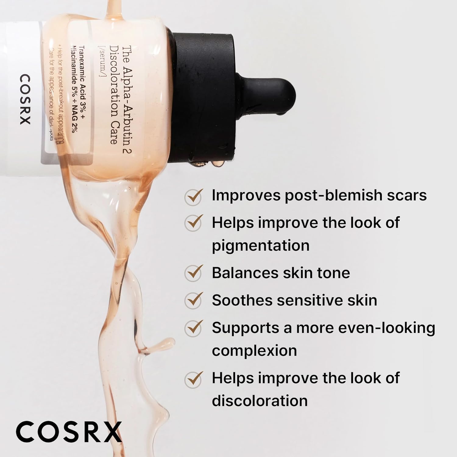 COSRX The Alpha-Arbutin 2 Discoloration Care Serum 50ml K Beauty Hautpflege für strahlende Haut