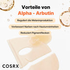 COSRX the Alpha-Arbutin Discoloration Care Hydrogel Mask 3er Pack K Beauty Hautpflege für strahlende Haut