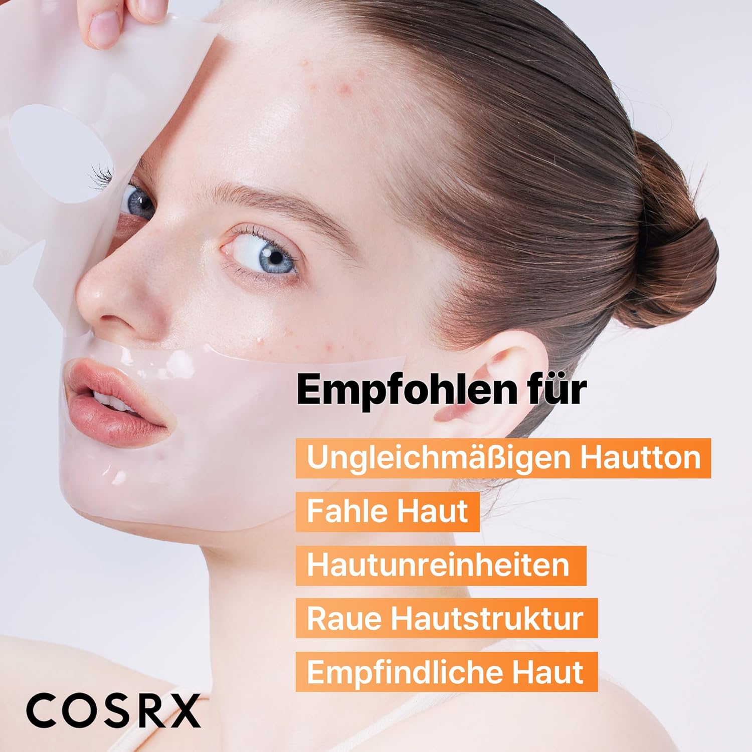 COSRX the Alpha-Arbutin Discoloration Care Hydrogel Mask 3er Pack K Beauty Hautpflege für strahlende Haut