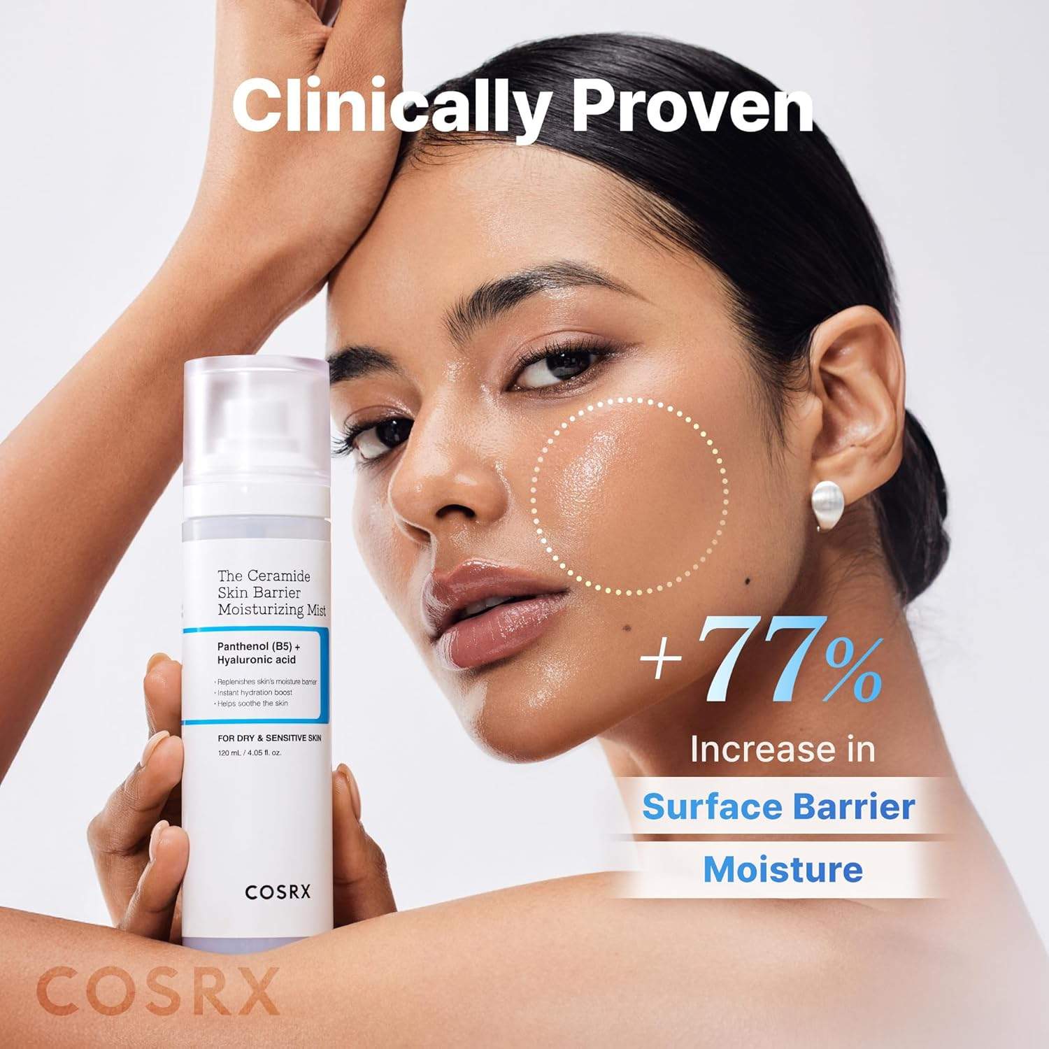 COSRX The Ceramide Skin Barrier Moisturizing Mist 120 ml K Beauty Hautpflege für strahlende Haut