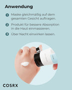 COSRX Ultimate Nourishing Rice Overnight Spa Mask – 60 ml K Beauty Hautpflege für strahlende Haut