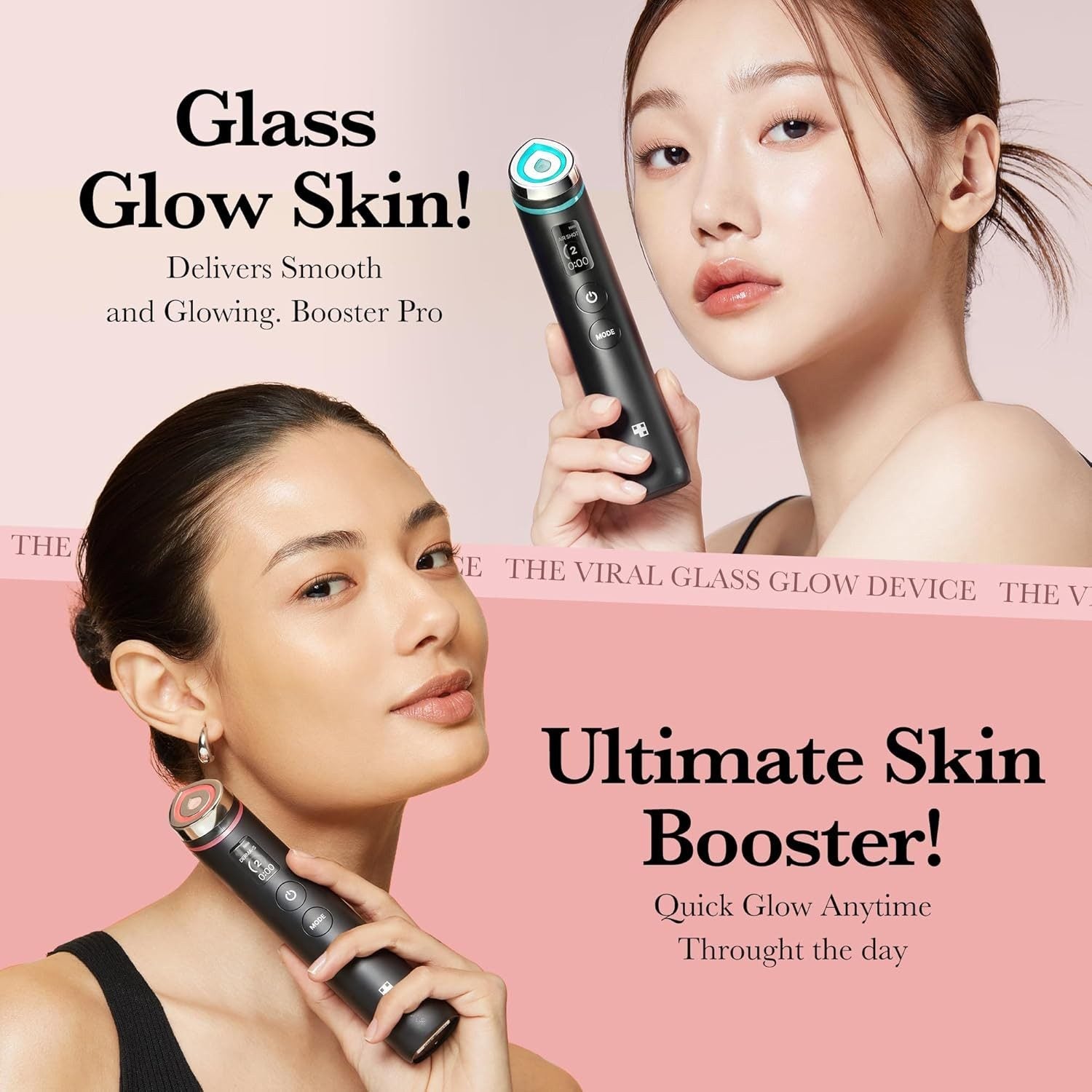 Medicube Age-R Booster Pro - 6-in-1 LED Hautpflegegerät K Beauty Hautpflege für strahlende Haut