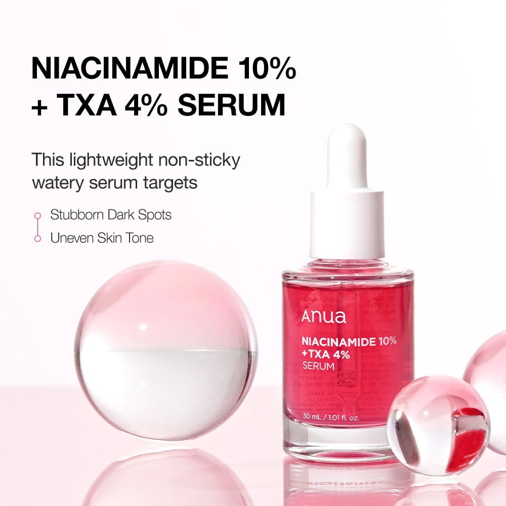 Anua Niacinamide 10% + TXA 4% Serum 30 ml K Beauty Hautpflege für strahlende Haut