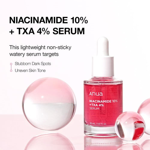 Anua Niacinamide 10% + TXA 4% Serum 30 ml K Beauty Hautpflege für strahlende Haut