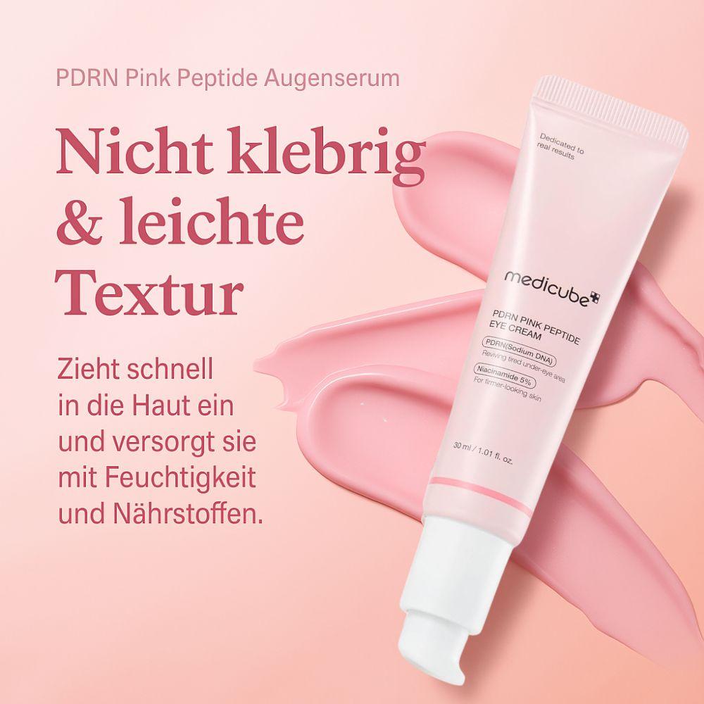 Medicube PDRN Pink Peptide Eye Serum 30ml K Beauty Hautpflege für strahlende Haut