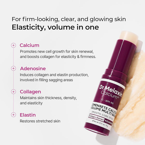 Dr.Melaxin Cemenrete Calcium Volume Multi Balm 9g K Beauty Hautpflege für strahlende Haut