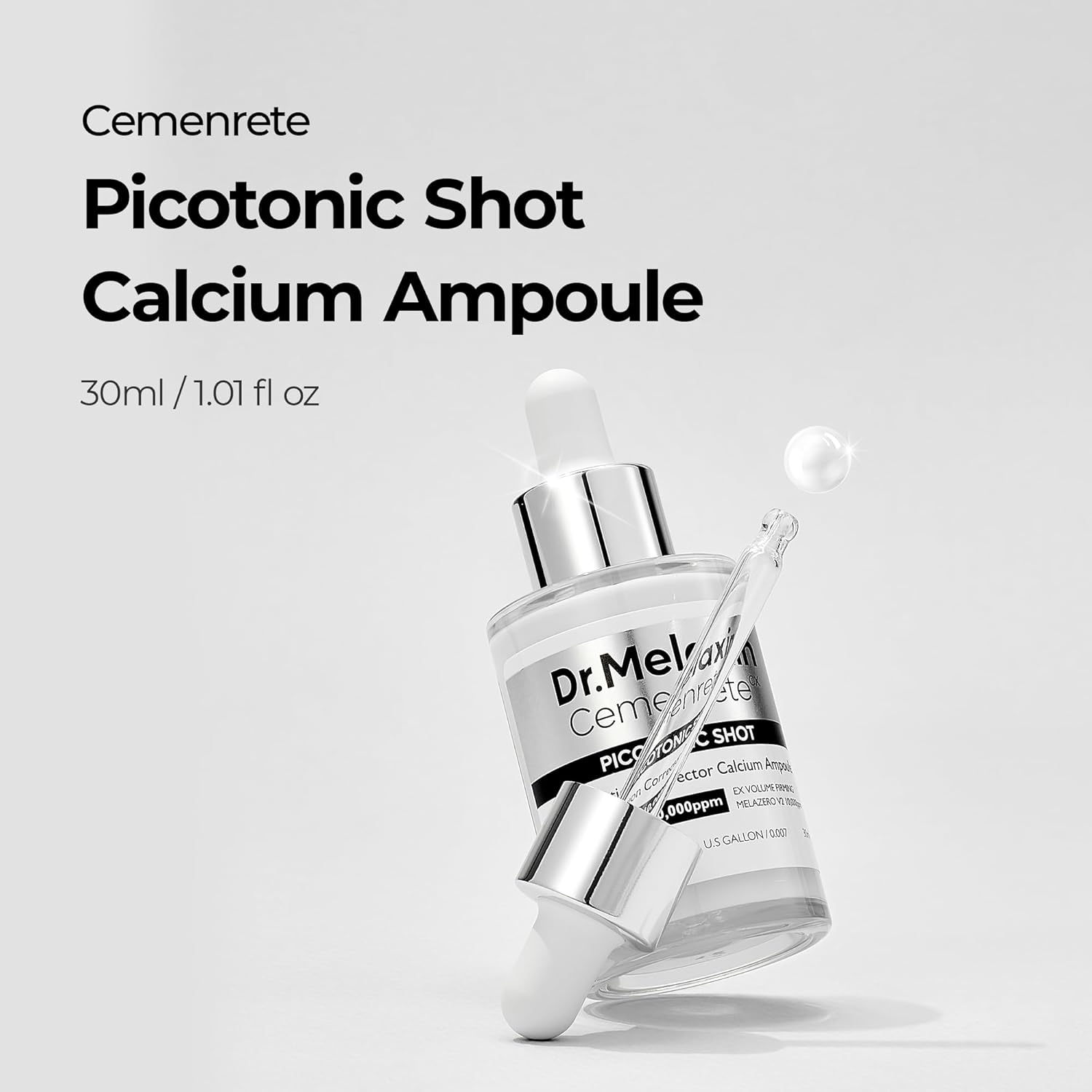 Dr.Melaxin Cemenrete Picotonic Shot Pigmentation Ampoule 30ml K Beauty Hautpflege für strahlende Haut
