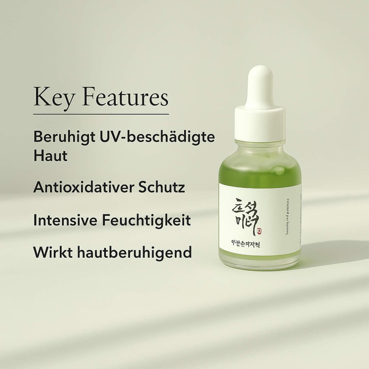 Beauty of Joseon Calming Serum Green Tea Panthenol 30 ml K Beauty Hautpflege für strahlende Haut