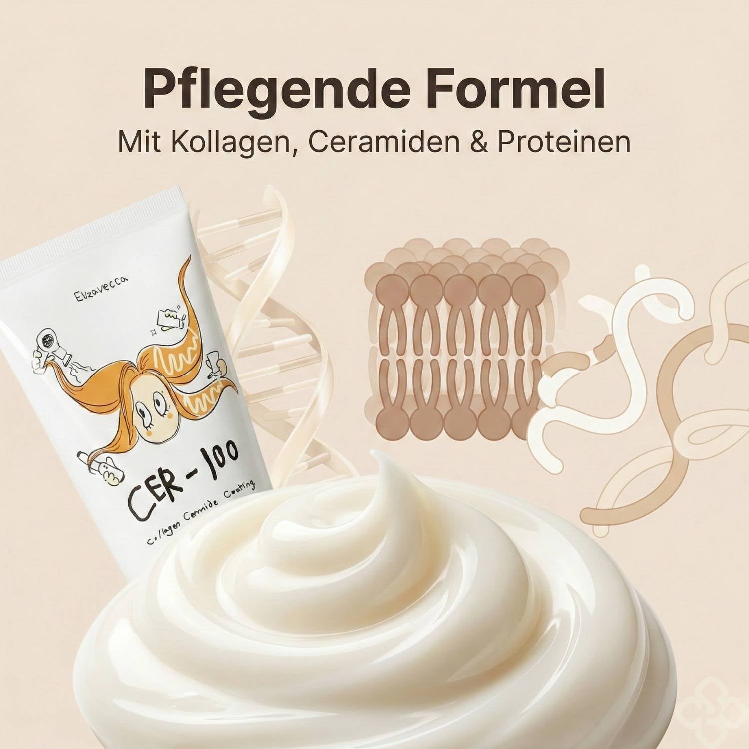 Elizavecca Cer-100 Collagen Ceramide Coating Protein Treatment 100ml K Beauty Hautpflege für strahlende Haut